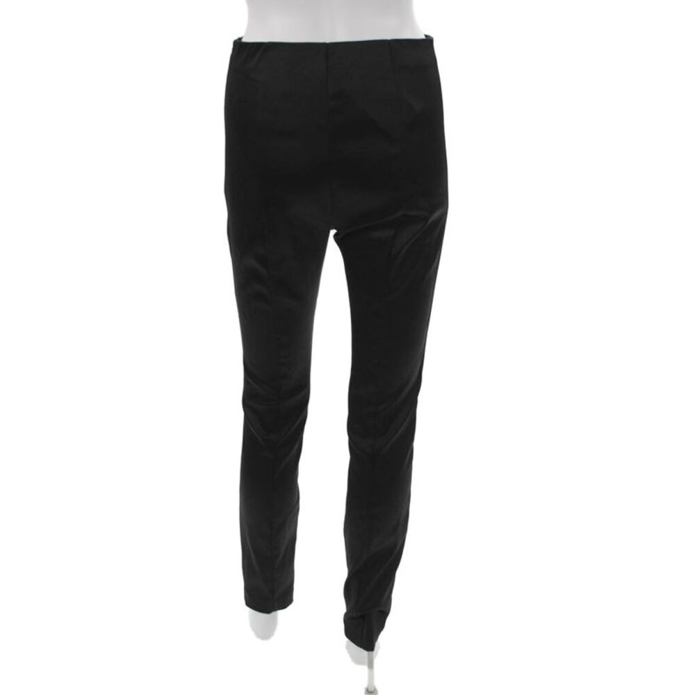 Theory Womens Black Skinny Leggings Acetate Size 4_3